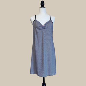 Emily & Jane Really Dark Navy Striped Chemise Dress Intimate